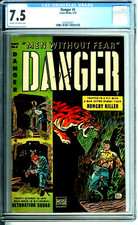 DANGER #5 CGC 7.5 HIGHEST GRADED only 2 copies graded COMIC MEDIA 1953 picture