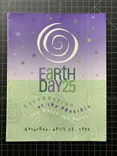 1995 Earth Day San Francisco Crissy Field Program  Recycle Environment 25th YEAR picture