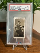 1931 Wills Cinema Stars Walt Disney Mickey Mouse Vintage Rookie PSA6 picture