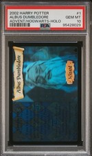 2002 Harry Potter WIZARDS OF THE COAST - Albus Dumbledore #1 HOLO PSA 10 - WOTC picture