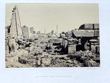 Lot of 3 - Antique photographs by Francis Frith, Egypt 1857 picture