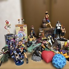 One Piece Figure Lot Display Set Prize Crate UFO Catcher for Collectors picture