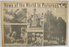 Vintage 1947 Orenda, Sebago, Wakando Boys Camps, New York Newspaper picture