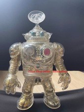 HXS Hirota Saigansho Brutala Clear Gold Kaiju Sofubi Soft Vinyl Designer Toys picture