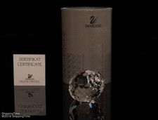 Swarovski Desk Paperweight Presse Papier Egg Vitrail 010055 picture