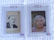 OSKAR & EMILIE SCHINDLER PSA AUTHENTICATED PHOTO WORLD WAR II HOLOCAUST HEROES picture