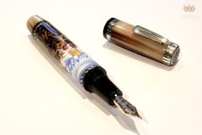 KRONE LIMITED EDITION GENERAL GEORGE ARMSTRONG CUSTER SILVER FOUNTAIN PEN #10 picture