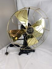 Very Nice Fully Restored DC 16” Western Electric Brass Blade  Cage Lollipop Fan picture