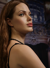 Life Size Angelina Jolie Movie Star Wax Statue Realistic Prop Display Figure 1:1 picture