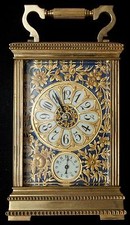 J.E. Caldwell & Co French Carriage Clock Antique 1hr & 1/2hr Chime W/Alarm picture