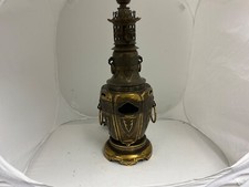 antique pair bronze french/chinese lamps picture