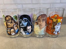 Vintage Star Wars COLLECTIBLE Burger King Glasses Set of 12 (1977, 1980, 1983) picture