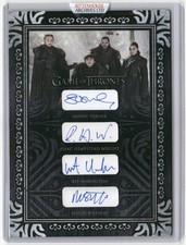 2025 Game of Thrones: The Great Houses Kit Harrington Sophie Turner Quad Auto picture