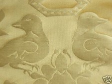 2y min SCALAMANDRE 100%SILK LOVE BIRD SUN YELLOW GOLD MSRP$748/Y Special order picture