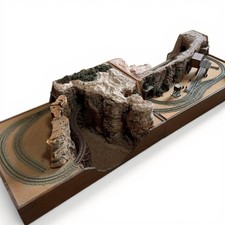 Railway Enthusiast Collection Model Railroad Diorama N Gauge Gorge 115cm Long #9 picture