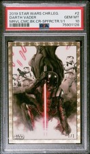2019 Star Wars Chrome Legacy Darth Vadar Marvel Comic Book Superfractor PSA 10 picture