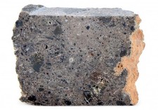 27.8g Tisserlitine 001 Lunar Meteorite end slice - TOP METEORITE picture