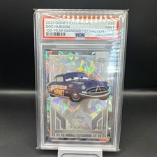 2023 Topps Disney Chrome 100 Doc Hudson #85 Diamond Refractor /100 PSA 9 picture