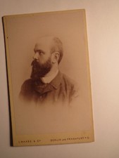 Berlin Frankfurt Oder Professor Dr. Reinhard Froehner WS 1892/93 Veterinarian CDV picture