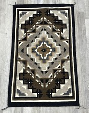 Navajo Two Grey Hills Rug ca. 1990 - 41