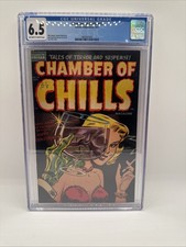 Chamber of Chills 19 cgc 6.5 Off White To White Pages picture