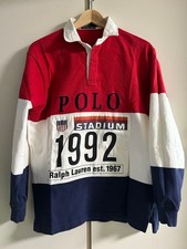 Ralph Lauren Polo By Stadium 1992 Shirt Men Vintage Limited Edition Rare Amerian picture