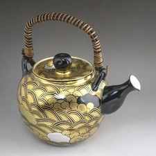 Kyoto Ware Kiyomizu Ware Kinrande Vase 27cm (10.6in) Japan picture