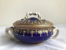 Very Fine French 19th Century Porcelain and Enamel Sevres Two Handle Bowl picture