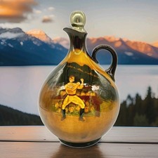 Rare Royal Doulton Daniel Mendoza Jewish Prizefighter Kingsware Whiskey Flask #3 picture