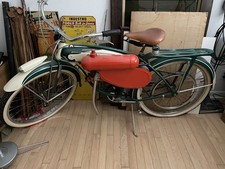 Vintage Schwinn Bicycle With Jacobsen Power Cycle Engine + Lineage Rare picture