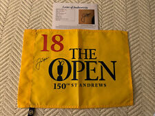 Jack Nicklaus SIGNED 2022 150th British Open Golf Flag JSA Authenticated LOA COA picture