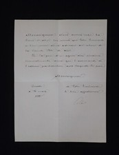 1888 Saxony King Albert Signed Letter Cardinal Mertel Holy Roman Church Royalty picture