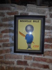 AUTHENTIC AND RARE OLD POSTER NEW BIC BALL BY RAYMOND SAVIGNAC. picture