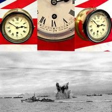 Rare WW2 Admiralty Pattern Royal Navy Convoy Zig Zag Clock by Smiths (d.1944) picture