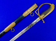Rare WW2 Polish Navy Officer WZ 27 Presentation Saber w/ Papers picture