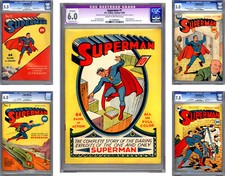 SUPERMAN 12345 CGC 6.0+ WORLDS 1ST SUPERHERO & THE COLLECTION OF A LIFETIME 1939 picture
