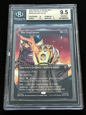 MTG Marvel's Spider-Man The Soul Stone Borderless Foil 0243 BGS 9.5 picture
