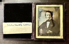 Rare VERY EARLY 1840s Daguerreotype of Severn Teackle Wallis / ID'd Photo picture