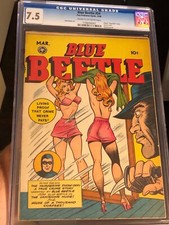 Blue Beetle #54 (Fox 1948) CGC 7.5 VF- CLASSIC GGA COVER picture
