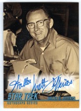 STAR TREK THE ORIGINAL SERIES SEASON 3 A65 WALTER M. JEFFERIES AUTOGRAPH d. 2003 picture