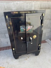 Double Door Heavy-Duty Safe – Antique Black Vault – Extremely Heavy picture