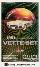 1991 Corvette Car VEtte Set Trading Card Factory Box (36 pks) x 4 boxes picture