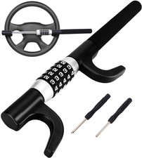 Steering Wheel Lock, Car Lock anti Theft Keyless Extendable Retractable Password picture