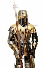 Medieval Knight Stainless Steel Full Body Wearable Combat Armor Fathers Day Gift picture