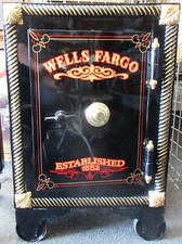 Antique Original Safe Custom Refinished Wells Fargo circa 1890 picture