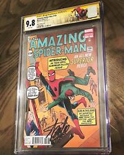 SPIDER-MAN 700 DITKO VARIANT CGC 9.8 SS SIGNED BY STAN “THE MAN” LEE DEATH ISSUE picture