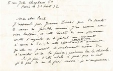 René CHAR - Poignant autograph letter signed to Paul ELUARD shortly before hi... picture