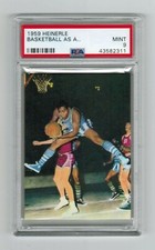 PSA 9 HARLEM GLOBETROTTERS 1959 Basketball Card THE HIGHEST EVER GRADED 1/1 picture