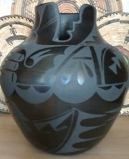 Very Large Pottery Vessel By Pueblo Potter Carmelita Dunlap. Incredible Piece  picture