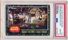 2022 Topps Star Wars Sapphire Aboard the Millennium Falcon Onyx #83 (1/1) PSA 10 picture